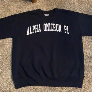 Alpha Omicron Pi crewneck sweatshirt